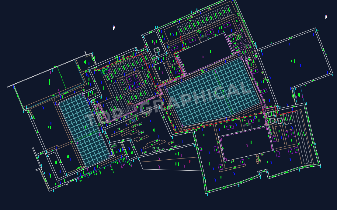 Measured roof plan
